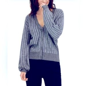 INC international concepts cardigan Gray Women's Sweater